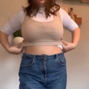 h&m bralette/tank top